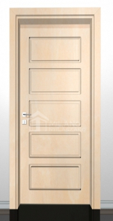 LIBRA 1/B, borovi fenyő beltéri ajtó 75x210 cm | 