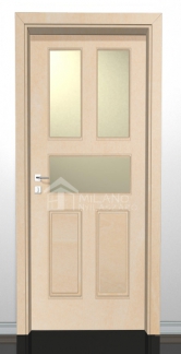 LUNA 2/B, borovi fenyő beltéri ajtó 100x210 cm | 