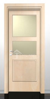 ALFA 2/B,  borovi fenyő beltéri ajtó 75x210 cm | Borovi fenyő beltéri ajtók