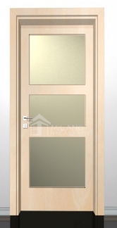 ALFA 3/B, borovi fenyő beltéri ajtó 75x210 cm | Borovi fenyő beltéri ajtók