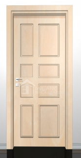 DRACO 1/B,  borovi fenyő beltéri ajtó 75x210 cm | Borovi fenyő beltéri ajtók