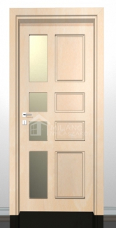 DRACO 2/B,  borovi fenyő beltéri ajtó 75x210 cm | Borovi fenyő beltéri ajtók