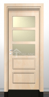 LIBRA 2/B, borovi fenyő beltéri ajtó 75x210 cm | Borovi fenyő beltéri ajtók