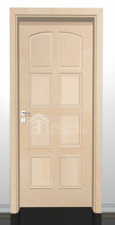LUPUSZ 1/B, borovi fenyő beltéri ajtó 75x210 cm | Borovi fenyő beltéri ajtók