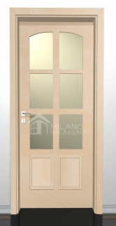 LUPUSZ 2/B, borovi fenyő beltéri ajtó 75x210 cm | Borovi fenyő beltéri ajtók