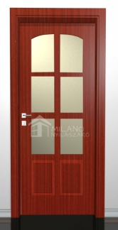 LUPUSZ 2/D, borovi fenyő beltéri ajtó 75x210 cm | Borovi fenyő beltéri ajtók
