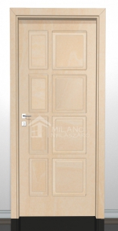 PLÚTÓ 1/B, borovi fenyő beltéri ajtó 75x210 cm | Borovi fenyő beltéri ajtók