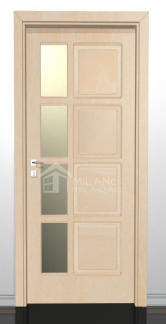 PLÚTÓ 2/B, borovi fenyő beltéri ajtó 75x210 cm | Borovi fenyő beltéri ajtók