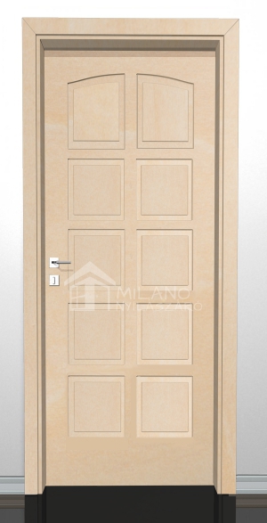 Milano ajtó - SZATURNUSZ 1/B, borovi fenyő beltéri ajtó 75x210 cm